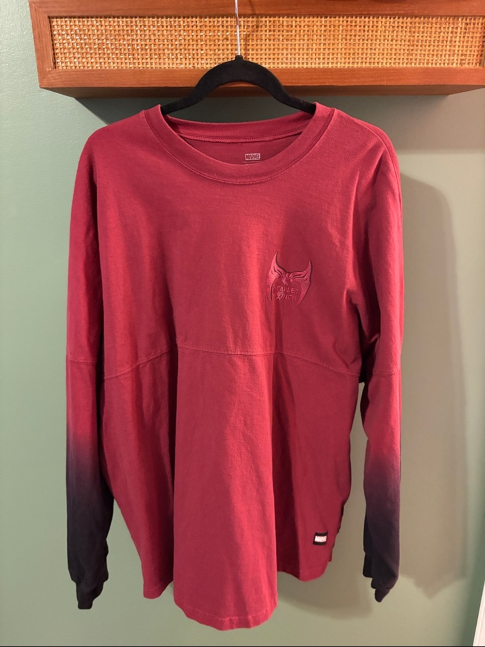 Maroon Scarlet Witch Ombre Disney Marvel Spirit Jersey